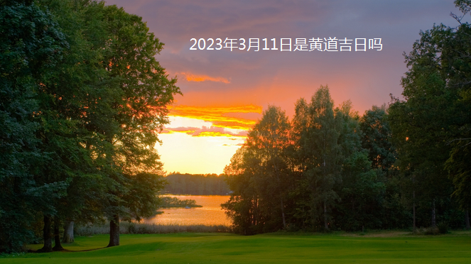 2023年3月11日是黄道吉日吗 今日五行穿衣搭配