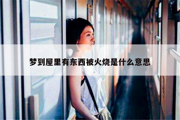 梦到屋里有东西被火烧是什么意思