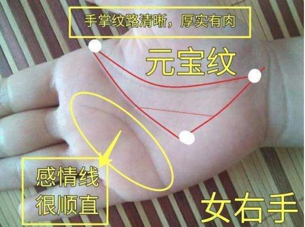 女人手相元宝纹 手相元宝纹命运解析
