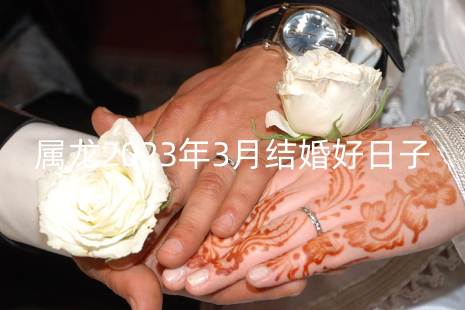 属龙2023年3月结婚好日子合集 结婚送亲人属相讲究
